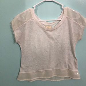 Sheer hollister top